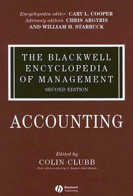 The Blackwell Encyclopedia of Management, Accounting(English, Hardcover, unknown)