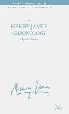 A Henry James Chronology(English, Hardcover, Harden E.)