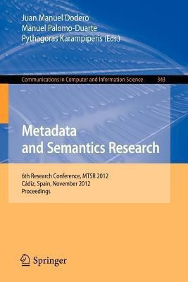 Metadata and Semantics Research(English, Paperback, unknown)