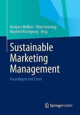 Sustainable Marketing Management(German, Paperback, unknown)