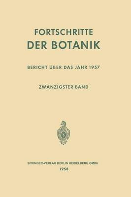Fortschritte der Botanik(German, Paperback, Buenning Erwin)