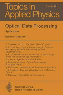 Optical Data Processing(English, Paperback, unknown)