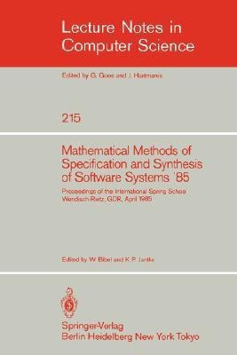 Mathematical Methods of Specification and Synthesis of Software Systems '85(English, Paperback, unknown)