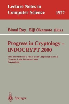 Progress in Cryptology - INDOCRYPT 2000(English, Paperback, unknown)