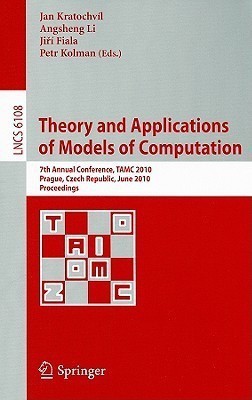 Theory and Applications of Models of Computation(English, Paperback, unknown)