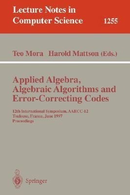 Applied Algebra, Algebraic Algorithms and Error-Correcting Codes(English, Paperback, unknown)