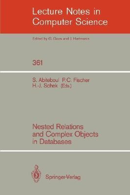 Nested Relations and Complex Objects in Databases(English, Paperback, unknown)