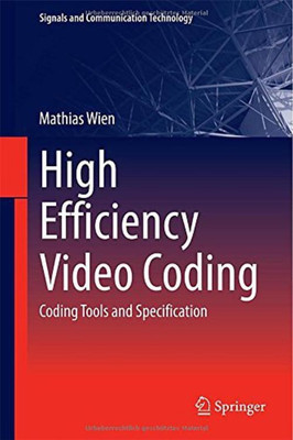 High Efficiency Video Coding(English, Hardcover, Wien Mathias)