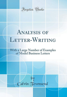 Analysis of Letter-Writing(English, Hardcover, Townsend Calvin)