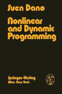 Nonlinear and Dynamic Programming(English, Paperback, Dano S.)