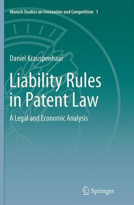 Liability Rules in Patent Law(English, Paperback, Krauspenhaar Daniel)