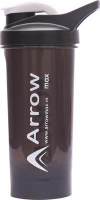

Arrowmax POWER (BLACK) BPA FREE 700 Shaker(Pack of 1, Multicolor)
