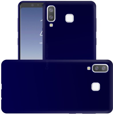 CASE CREATION Back Cover for New Samsung Galaxy A9 Star (2018)(Blue, Shock Proof, Silicon, Pack of: 1)