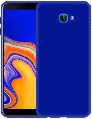 CASE CREATION Back Cover for New Samsung Galaxy J4 Plus (2018)(Blue, Shock Proof, Silicon, Pack of: 1)