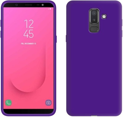 CASE CREATION Back Cover for Samsung Galaxy J8 2018(Purple, Waterproof, Silicon, Pack of: 1)