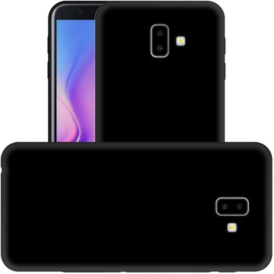 CASE CREATION Back Cover for Samsung Galaxy J6 Plus(Black, Dual Protection, Pack of: 1)