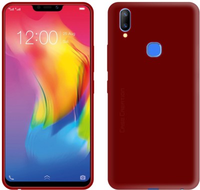 CASE CREATION Back Cover for Vivo Y83 Pro 2018(Red, Waterproof, Silicon, Pack of: 1)