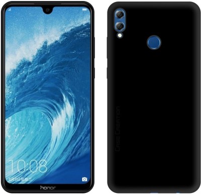 CASE CREATION Back Cover for New Huawei Honor 8X (2018)(Black, Shock Proof, Silicon, Pack of: 1)
