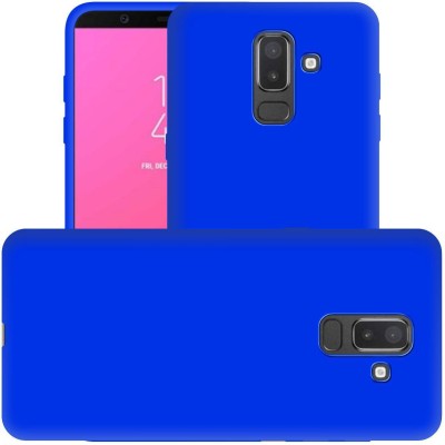 CASE CREATION Back Cover for Samsung Galaxy J8 2018(Blue, Waterproof, Silicon, Pack of: 1)