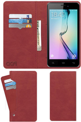 ACM Flip Cover for Celkon Q567(Pink, Cases with Holder, Pack of: 1)