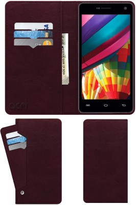 ACM Flip Cover for Iball Andi 5t Cobalt 2(Maroon, Cases with Holder, Pack of: 1)