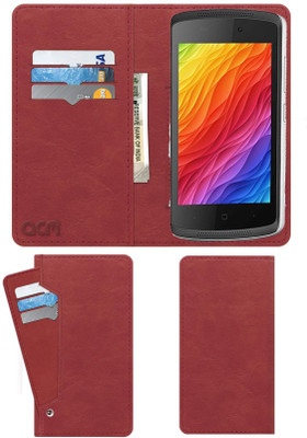 ACM Flip Cover for Intex Aqua Craze(Pink, Cases with Holder, Pack of: 1)