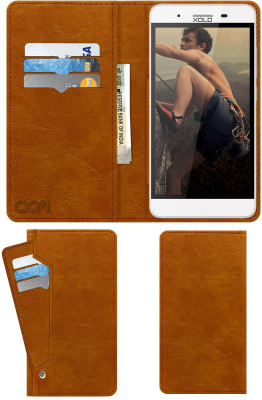 ACM Flip Cover for Xolo Era 4k(Gold, Cases with Holder, Pack of: 1)