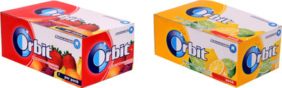 

Orbit Sugar Free Lemon Lime & Mixed Fruit Chewing Gum(281.6 g Pack of 2)