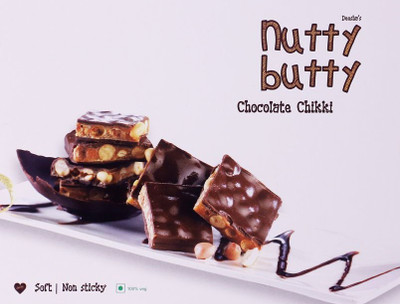 

deeshafoods Nutty Butty Chocolate Chikki 400gms Bars(400 g)