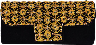 Himalaya Handicraft Party Black Clutch