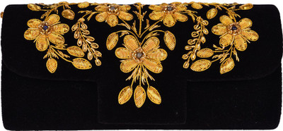 Himalaya Handicraft Party Black Clutch