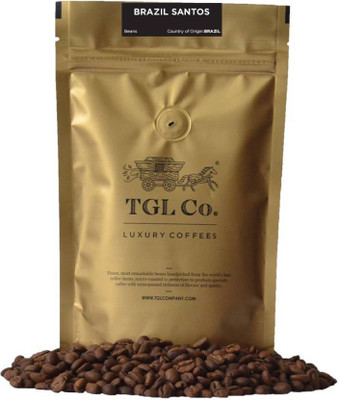 

TGL Co. Brazil Santos 100% Arabica Roasted Coffee Beans Roast & Ground Coffee 100 g