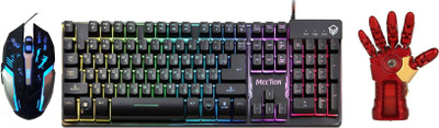 

MEETION K-9300 SEMI MECHANICAL GAMING KEYBOARD AND RM-200 GAMING MOUSE WITH 16 GB IRON MAN PENDRIVE Combo Set
