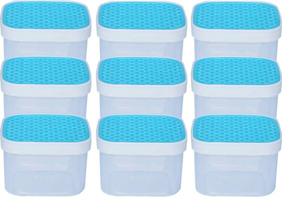 KUBER INDUSTRIES Plastic Grocery Container  - 250 ml(Pack of 9, Blue)