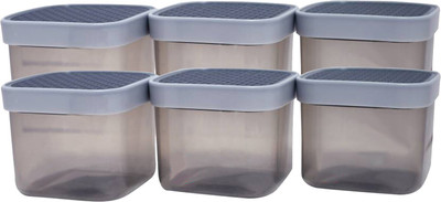 KUBER INDUSTRIES Plastic Grocery Container  - 250 ml(Pack of 6, Grey)