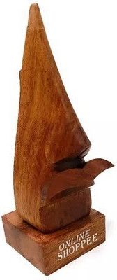 Onlineshoppee 1 Compartments Wood Spectacle Holder(Brown)