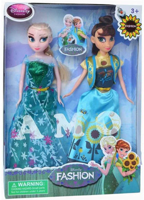 

jojoss Diversity Fashion Doll set for girls multicolor for 3+ kids(Multicolor)