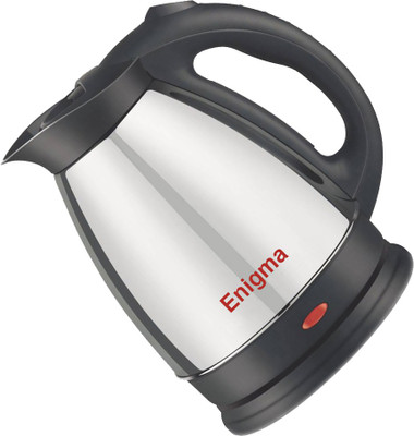 Enigma Water, Tea & Soups Best Quality 1.7 Litre Electric Kettle(1.7 L, Silver, Black)