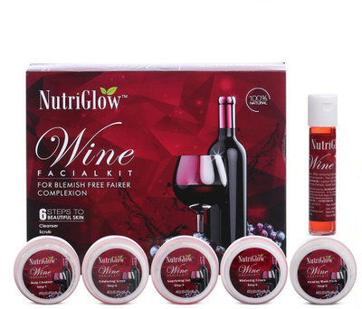 

NutriGlow Wine Facial Kit 260 g