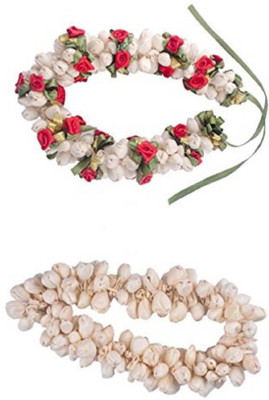 

Pelo Designer Pearls Hair Gajra Specially For South Indian Marriage And Programs Hair Accessory Set(Multicolor)