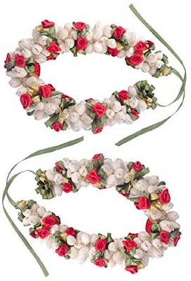 

Pelo Stylish Hair Accessory Gajra For Traditional Dressup Hair Accessory Set(Multicolor)