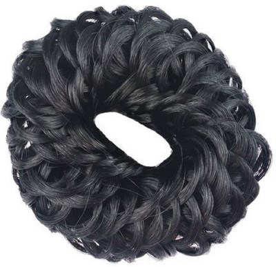 

KYT Hair Rubber band Black Color Stylish Hair Rubber Bands For Women / Girls Rubber Band(Black)