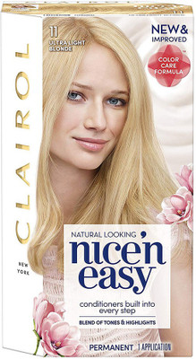 

Clairol Nice 'N Easy Permanent Hair Color, 11 Ultra Light Blonde Hair Color(Light Blonde)