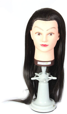

Ritzkart 50% Fiber Heat Original Dummy 30 inch Long Soft & 220c Degree tasted hair For Curly/Styling / Practice Hair Extension
