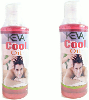 

KEVA Cool oil with Aloe Vera and Mentha extract An Ayurvedic Preparations 200ml. Pack of 2 Hair Oil(200 ml)