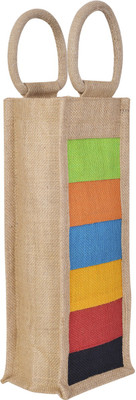 

Jute Cottage Bottle Bag(Multicolor)