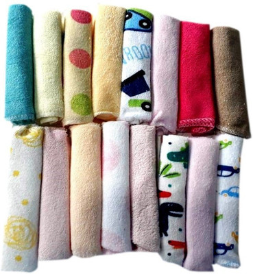 

Poddar Fashion Square Hosiery Napkins Newborn Baby Soft Cotton Face Towels Baby Hanky (Beautiful Multicoloured) Handkerchief(Pack of 16)