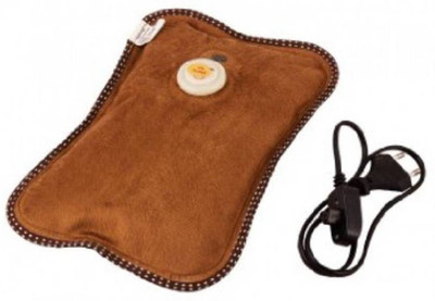 

Cinnamon Best Quality Velvet Fur Hot water bag for joint and muscle pain Electric 1 L Hot Water Bag(Brown)
