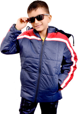 

AD & AV Full Sleeve Colorblock Baby Boys Jacket, Blue