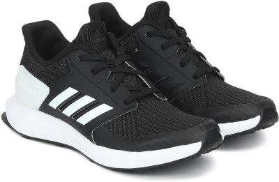 

ADIDAS Boys Lace Running Shoes(Black, Cblack/clowhi/carbon